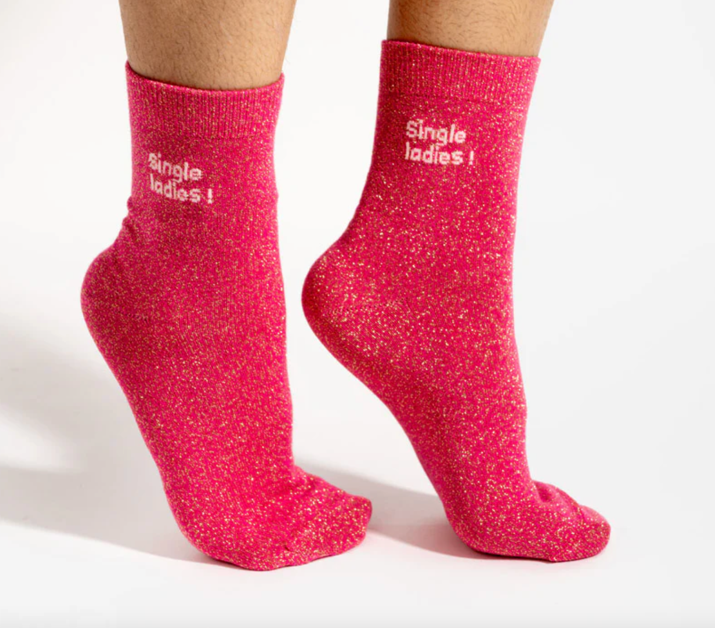 Chaussettes à paillettes Single Ladies