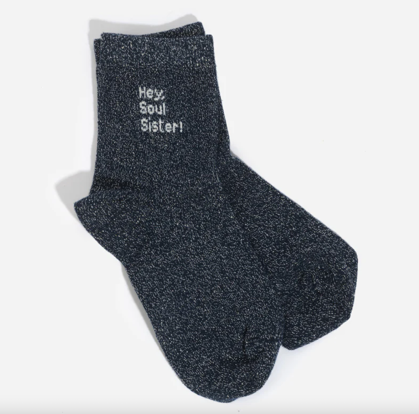 Chaussettes à paillettes "Hey soul sister ! "